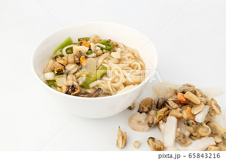 食事 貝 ムール貝 65843216