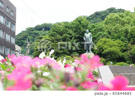城山を写す観光スポットの風景 城山を写す観光スポットの風景 65844685