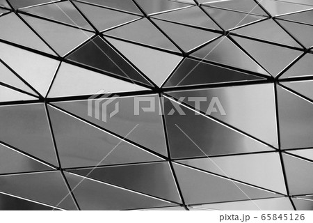 Metal wall of triangles Metal wall of triangles 65845126