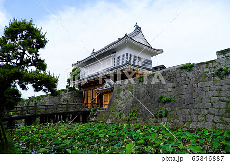 圧倒される鹿児島城の美しい御楼門の風景 65846887
