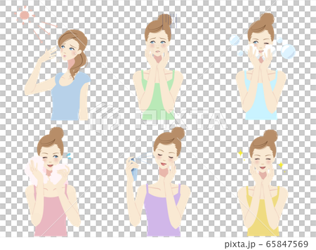 Women's beauty summer care 65847569