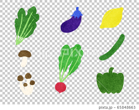 野菜イラストセット Vegetable Illustrationsのイラスト素材