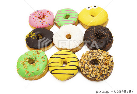 icing donuts isolated icing donuts isolated 65849597