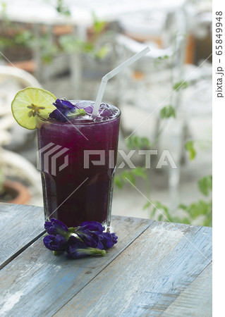 Cool Butterfly pea Juice Cool Butterfly pea Juice 65849948