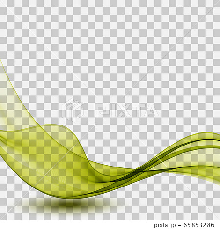 Abstract green background. Bright illustration Green flow wave Abstract green background. Bright illustration Green flow wave 65853286