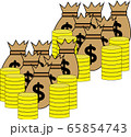 お金　ドル　給料　金持ち 65854743