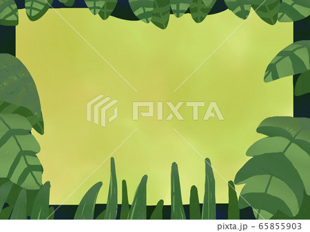 ジャングルの背景イラストのイラスト素材