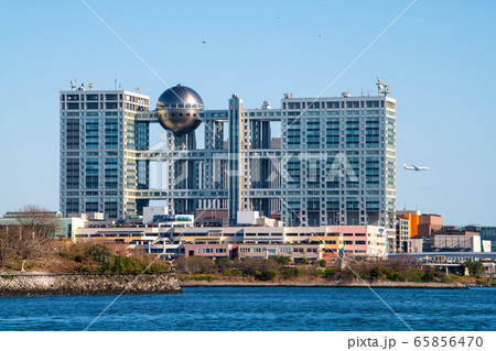 日本の東京都市景観　フジテレビなどを望む 65856470