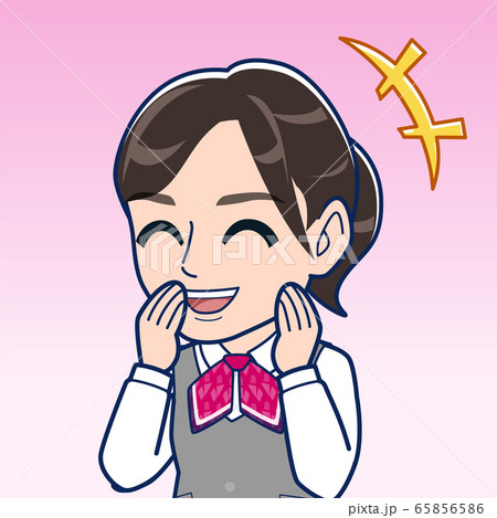 事務員の若い女性イラスト 65856586
