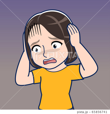 女子大学生 私服 のイラスト素材