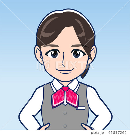 事務員の若い女性イラスト 65857262