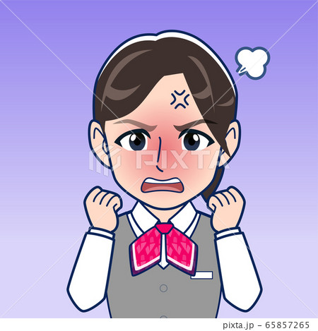 事務員の若い女性イラスト 65857265