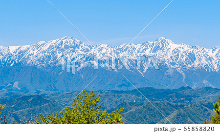 虫倉山山頂の風景(5月)・鹿島槍ヶ岳と五竜岳を望む 虫倉山山頂の風景(5月)・鹿島槍ヶ岳と五竜岳を望む 65858820