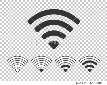 Wi-Fi無線電波圖標 65859049