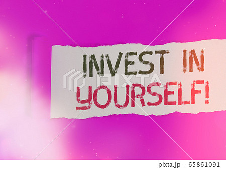 Word writing text Invest In Yourself. Business Word writing text Invest In Yourself. Business 65861091