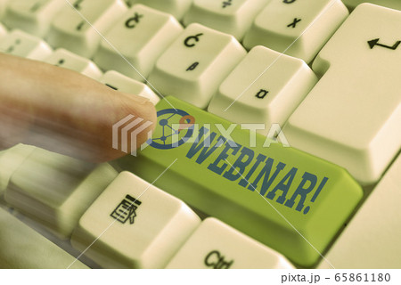 Handwriting text writing Webinar. Concept meaning Handwriting text writing Webinar. Concept meaning 65861180