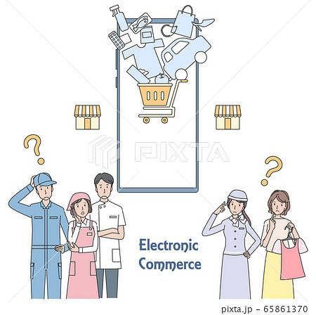 eコマースを考える小売店の人たち 65861370