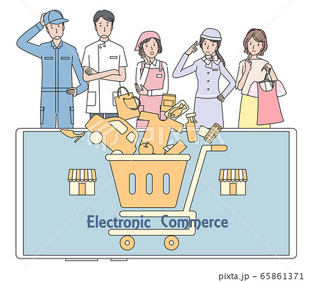 eコマースを考える小売店の人たち 65861371