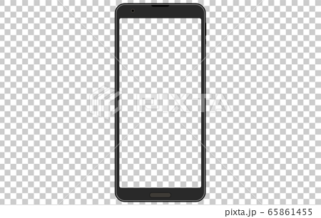Photo Frame Smartphone Screen Transparent Material Stock Illustration