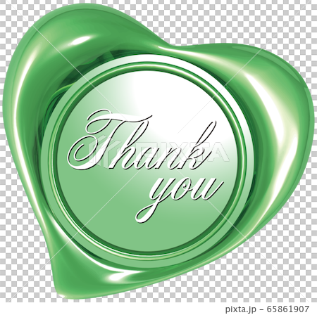 Vector illustration Shiny heart-shaped sealing wax background transparent 65861907