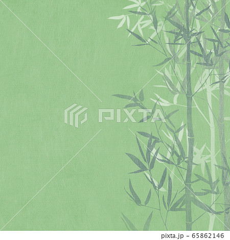 和風 背景 和紙 竹のイラスト素材