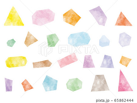 宝石のイラスト_ 水彩風 65862444
