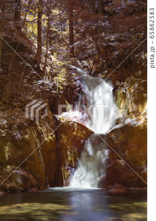 竜尾の滝、山口県寂地峡 竜尾の滝、山口県寂地峡 65862583