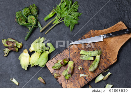 春の山菜各種 春の山菜各種 65863630