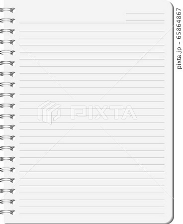 ノートイラストのイラスト素材