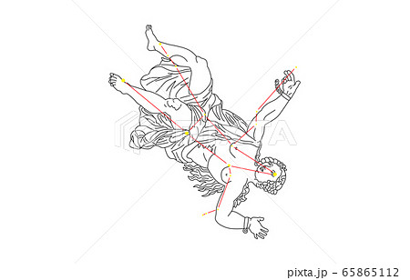 88星座白アンドロメダ座のイラスト素材 65865112 Pixta