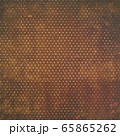 背景素材シリーズ---グランジ　ブラウン/ホワイトドット柄 65865262