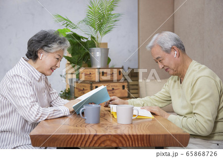 Happy senior life concept. Healthy activities in daily life of senior couple 308 Happy senior life concept. Healthy activities in daily life of senior couple 308 65868726