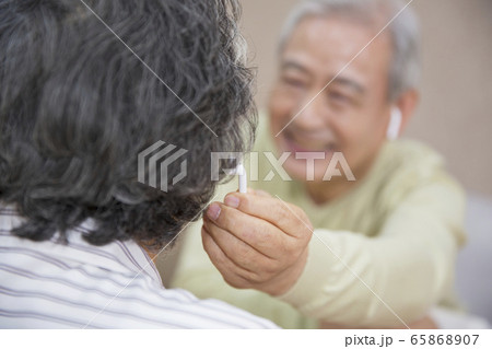 Happy senior life concept. Healthy activities in daily life of senior couple 304 Happy senior life concept. Healthy activities in daily life of senior couple 304 65868907