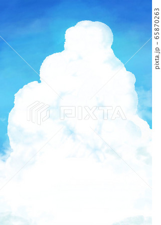 空 雲 背景イメージのイラスト素材