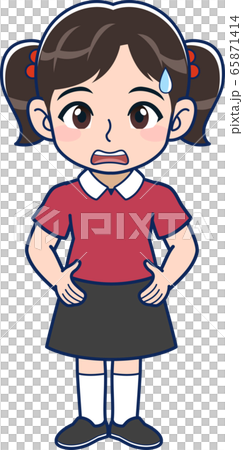 小さな女の子のイラスト 小さな女の子のイラスト 65871414