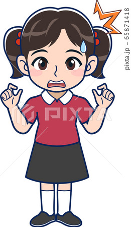 小さな女の子のイラスト 小さな女の子のイラスト 65871418