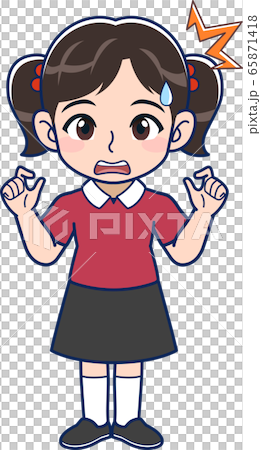 小さな女の子のイラスト 小さな女の子のイラスト 65871418