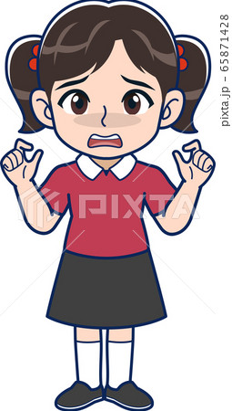 小さな女の子のイラスト 小さな女の子のイラスト 65871428