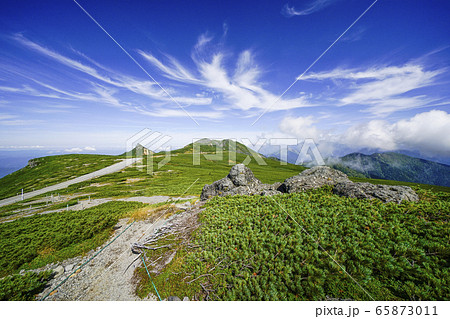大黒岳より烏帽子岳、四ツ岳方面を望む 65873011