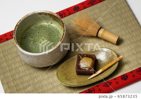 栗ようかん youkan is sweet jelly from japanese beans 65873235