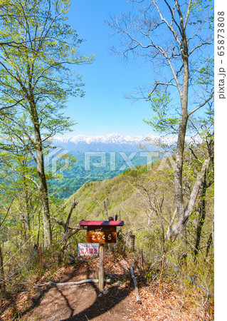 春の虫倉山登山・一服むしくらからの眺め 65873808