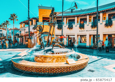 World famous park Universal Studios in Hollywood. 65875417