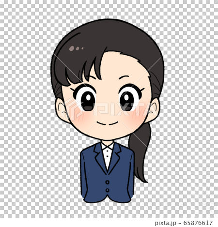 Young business woman job hunting, new employee smile 65876617