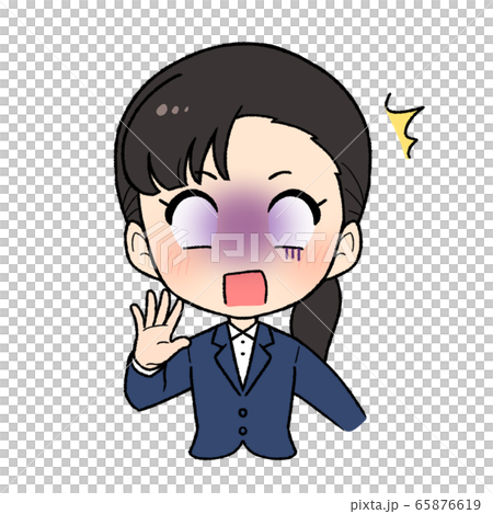 Young business woman job hunting and new employee shock 65876619
