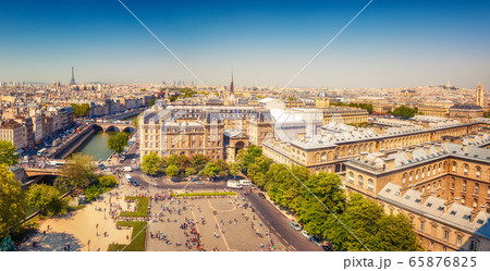Aerial view of Paris Aerial view of Paris 65876825