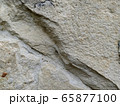 Gray stone wall background, mosaic stonewall 65877100