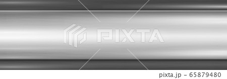 Texture panorama of silver metal with reflection 65879480