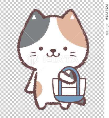 Eco bag calico cat Eco bag calico cat 65881528