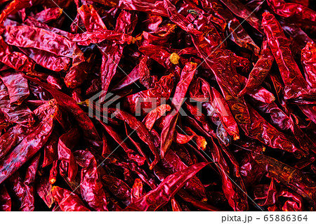 Red spicy chili peppers 65886364