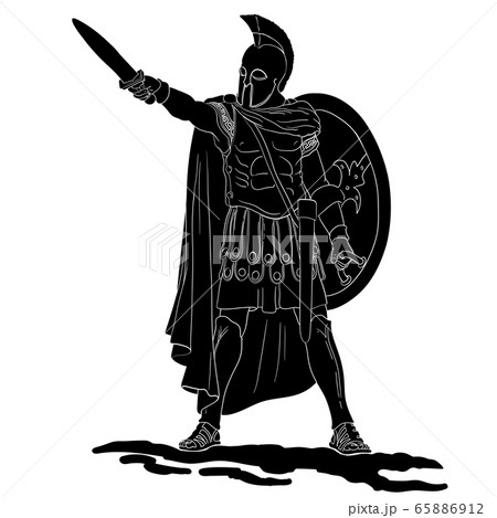 Ancient Greek Warrior. 65886912